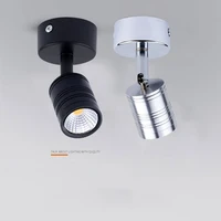 110v 220v  12v  Led Spot Light 3W Surface Mounted Cabinet Showcase Counter Jewelry Lamp Rotatable Angle Ceiling Mini Spotlight 1