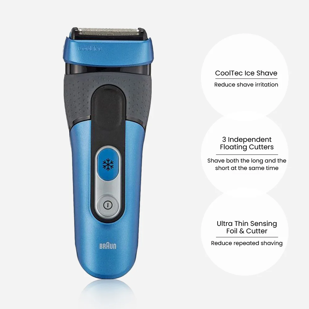 Original Braun CT4s Electric Shaver CoolTech Shaving Machine for Man Beard Removal Dry Wet Use Fast Charging