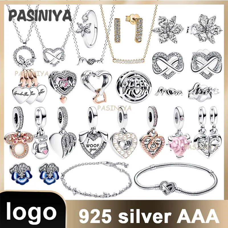 

2023 new S925 sterling silver is always glittering infinite love Snowflake Mother's Day series suitable for holiday gifts