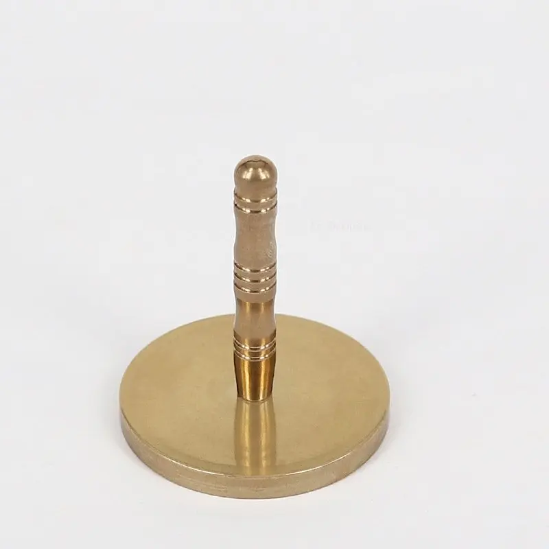 Pure Copper Incense Seal Incense Tool DIY Seal Household Ash Pressing Open Hearth Furnace Ash Pressing Device