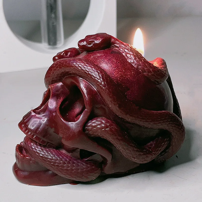 Swaying Snake Skull48℃Low Temperature Sexy Candle Xiaohongshu Hot Anti-ScaldSMWax Drip Flirting Supplies