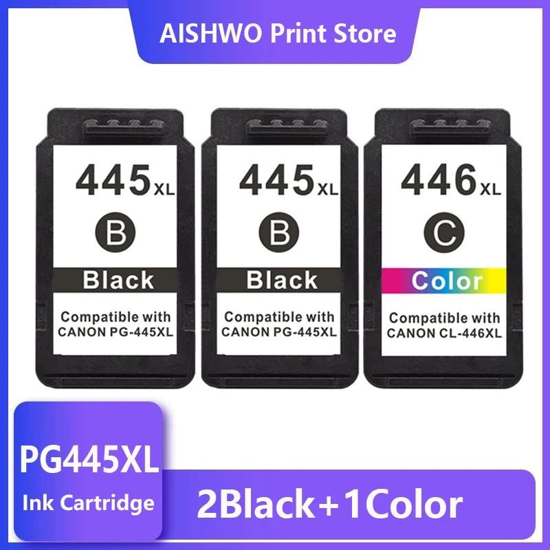 Compatible PG445XL PG 445 PG445 CL446 PG445XL PG445 CL446 Ink