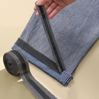 DIY Sewing Fabric Self-Adhesive Pants Paste Iron on Pants Edge Shorten Repair Pants for Jean Clothing and Jean Pants Apparel 1