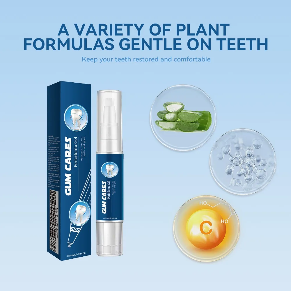 Damaged Gum Repair Care Gel Relieve Sore Gums Allergy Deep Cleaning Teeth Stains Tartar Serum Dental Caries Toothpaste gum repair drops dental calculus remover teeth health product oral hygiene tongue gel