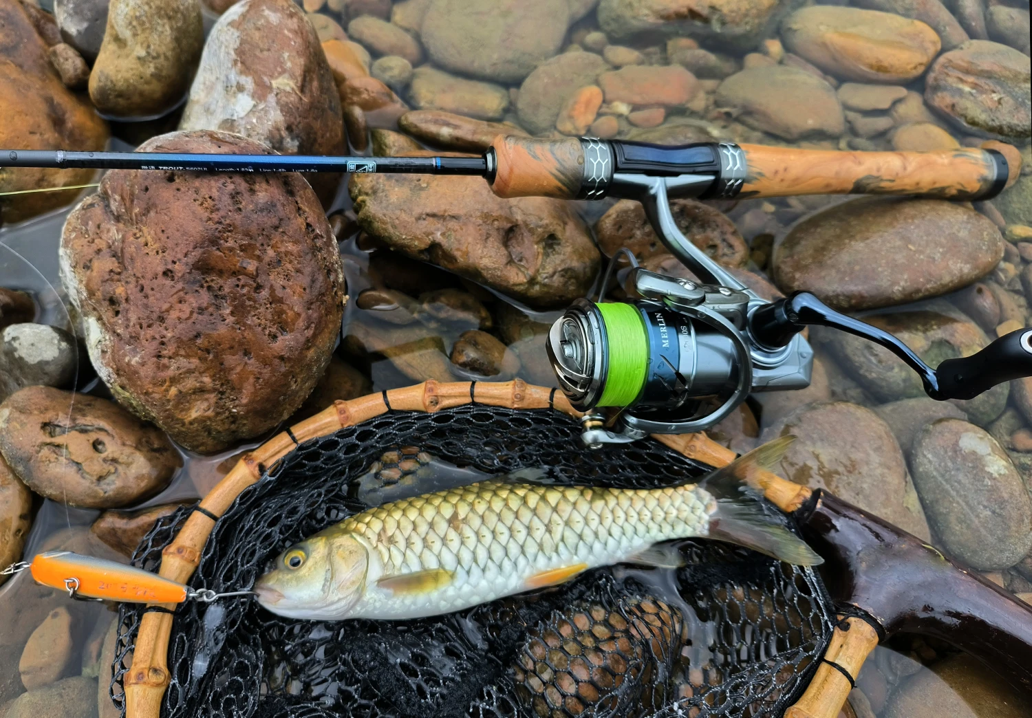 TSURINOYA SUBTILE Forellen-Spinnrute UL RF 1,60m/1,68m/1,83m mit FUJI-Ringen, Ultraleichte Reiserute für Flussangeln – Detail 4