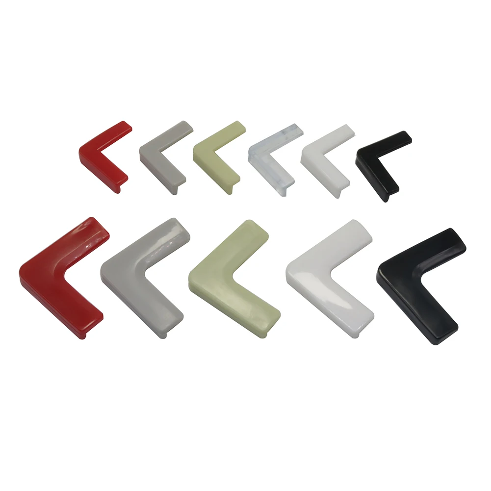 Anti-collision Strip Table Corner Crash Strip Wardrobe Door Corner Protective Strip Anti Child Collision Strip 4x4cm/3x3cm 10 Pc