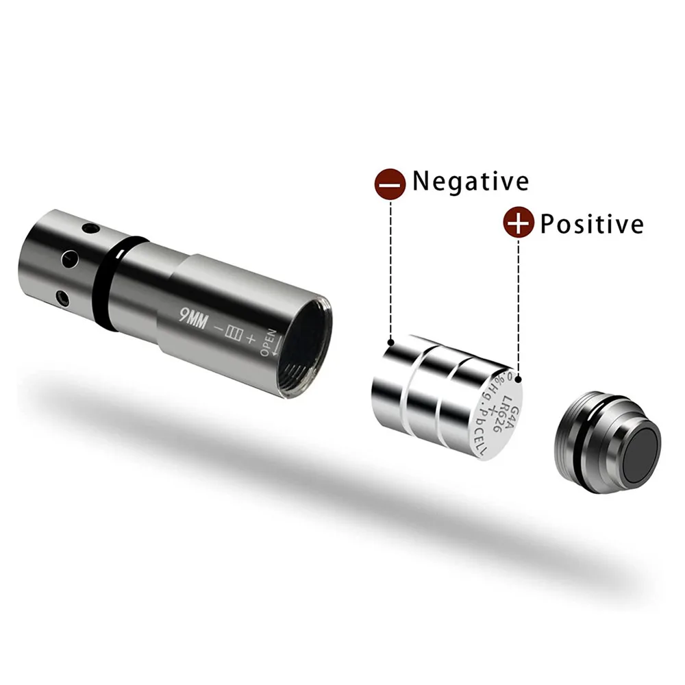 9mm Laser Training Bullet Dry Fire Laser Trainer Cartridge for Airsoft Pistol Shooting Hunting Red Dot Training Ammunition