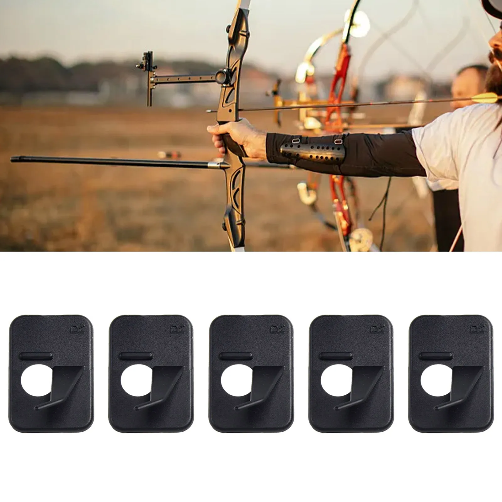 

Arrow Support Arrow Rest Accessories Hunting Parts Plastic Recurve Bow Replacement 5 Pcs 5g Outdoor Garden Durable