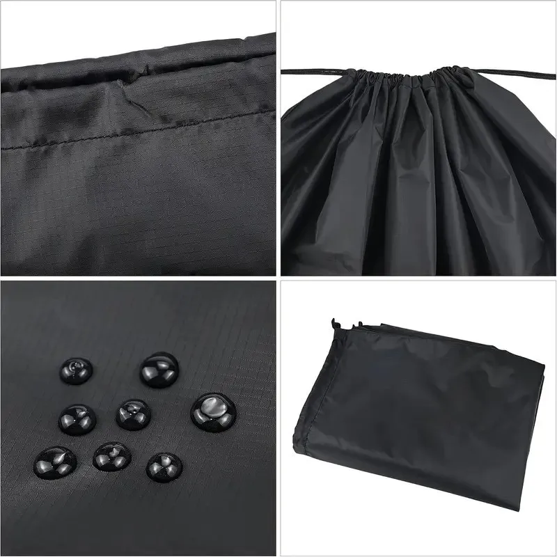 1 Piece Water-Repellent Oxford Storage Bags with Drawstring 110x140cm Dustproof Big Pouches Home Organizer for Clothes Toys 3