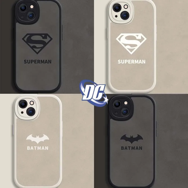 Dc Comics Batman Custodia Per Telefono Uv Antiurto Per Iphone 15 14 13 12 11 Pro Max Plus Soft Glue Bumper Cover Posteriore Rigida Regali Di Compleann