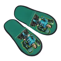 Custom Fernando Sport Motorcycle Guest Slippers for Hotel Women Alonso 14 Number House Slipper 1