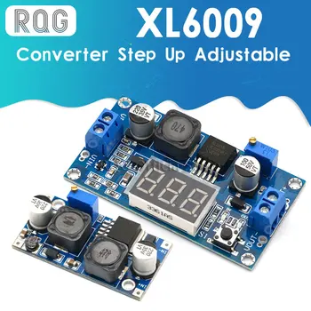 XL6009 부스트 컨버터 스텝 업 가변 15W 5-32V ~ 5-50V DC-DC 전원 공급 장치 모듈 고성능 낮은 리플