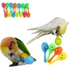 3pcs Bird Toys Parrot Rattle Bell Sand Hammer Maracas Bird Bite Wisdom Interactive Training Toy Pet Bird Toys Color Random 1