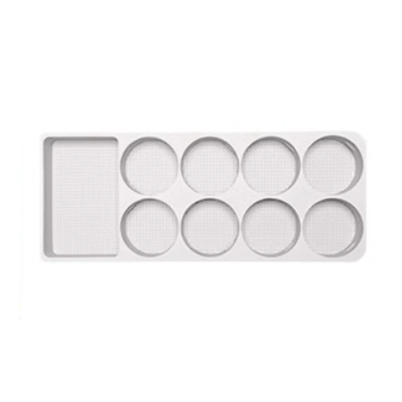For LEADING Perfect Lixiang L9 Silicone Mat Refrigerator Fixed Anti-Slip Cup Holder Tray White