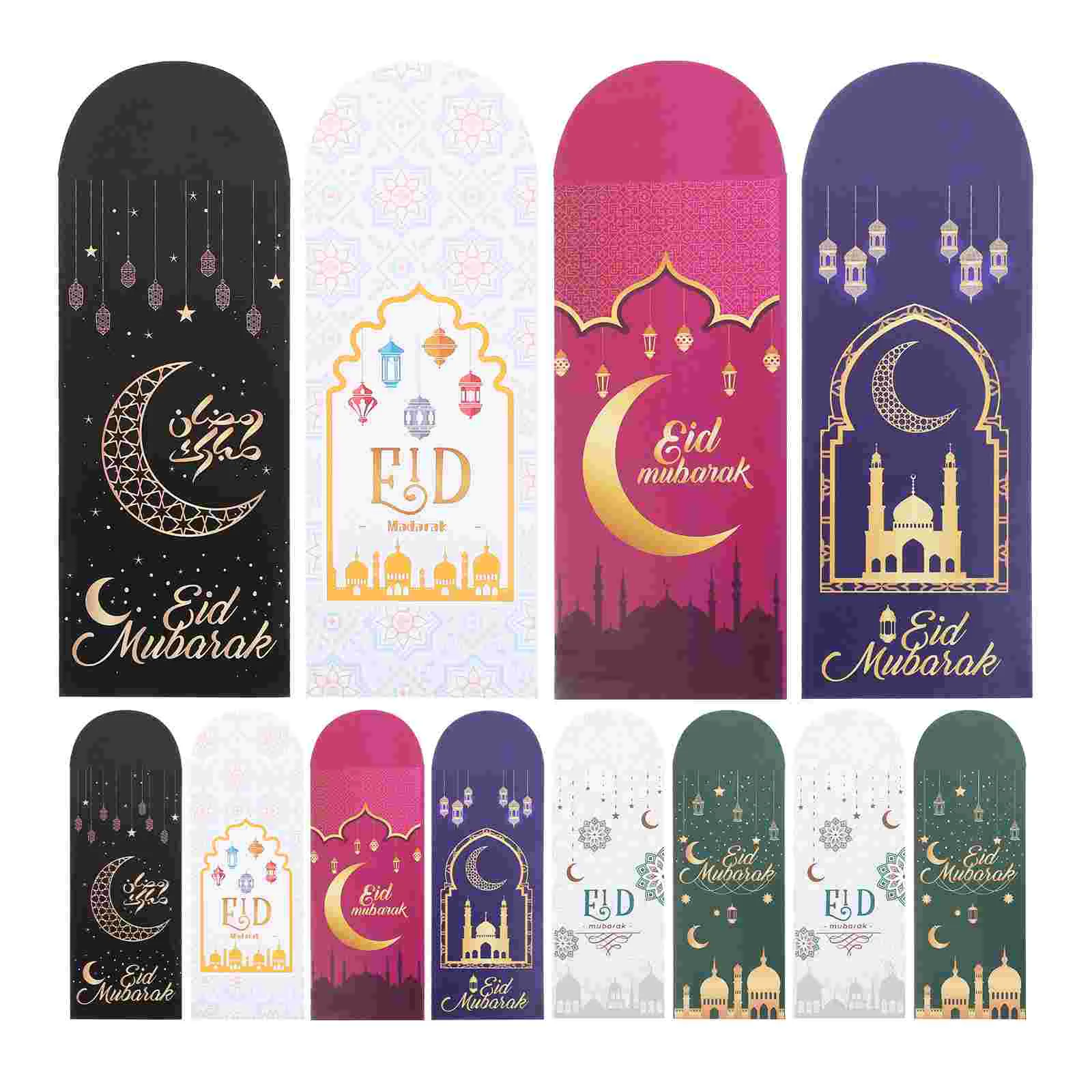 

Eid Mubarak наличные конверты Eid Mubarak держатель наличных денег Eid Mubarak красные пакеты наличные конверты Eid Al-fitr подарки универсальные