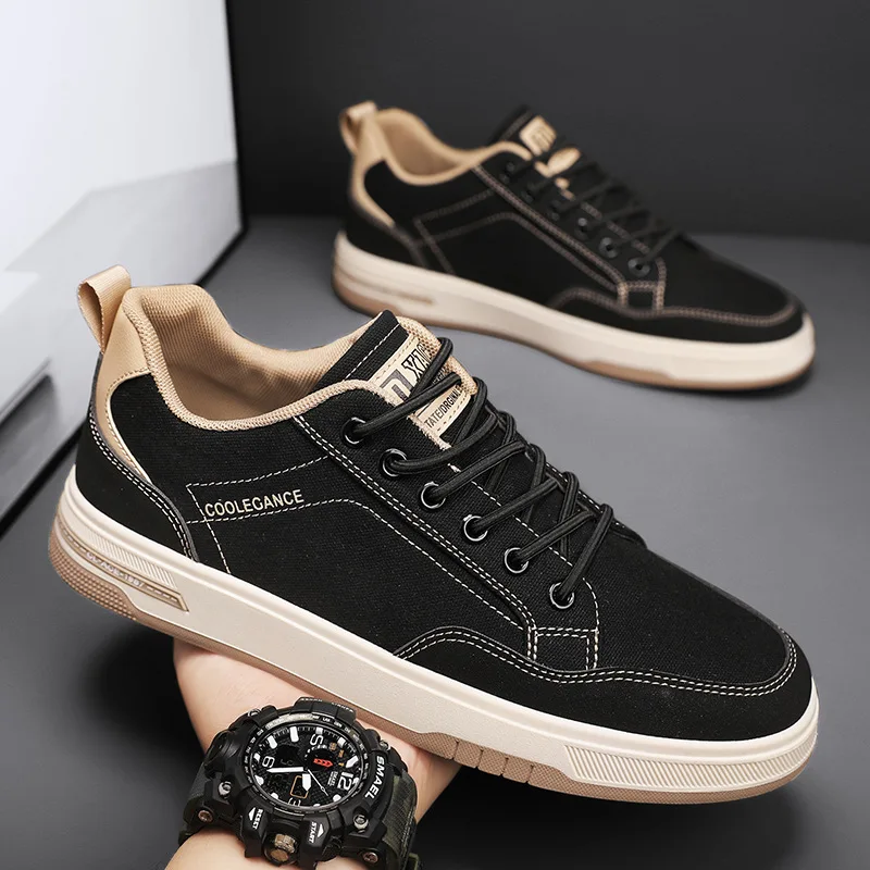 2025 Spring New Mens British Style Board Shoes Versatile Platform ...