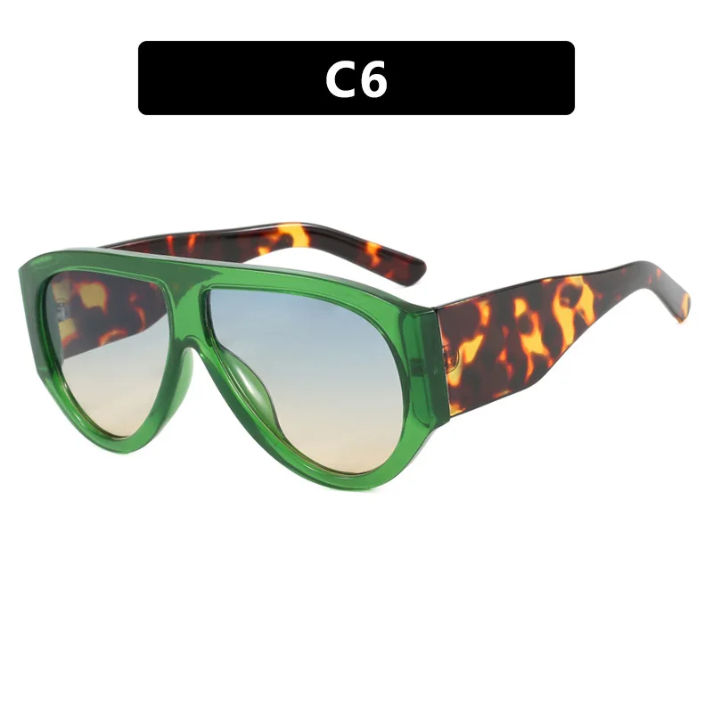 Vintage Luxury Brand Designer Oversized Pilot Sunglasses  display picture 3