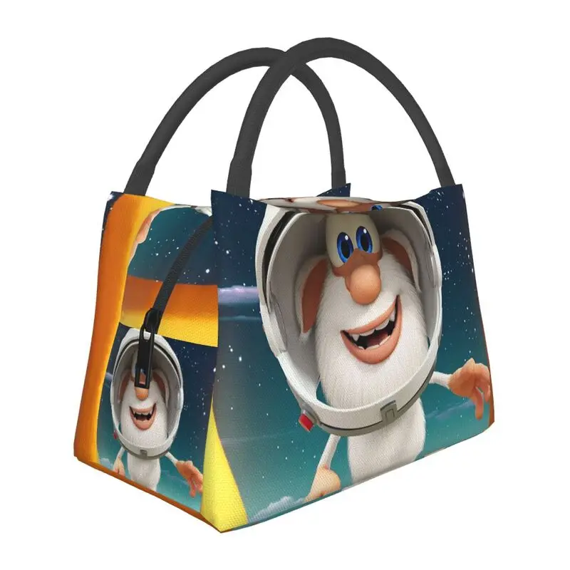 

Threebob Boobas Animation For Kids Insulated Lunch Bags for Women Anime Cartoon Portable Cooler Thermal Food Lunch Box