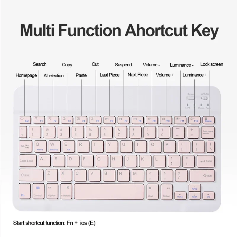 Magnético Teclado sem Fio para Honor Pad Tablet Case 12.1 Polegada Hey2-w09 Hey2-w19 Case - Imagem 6