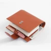 Moterm Full Grain Veg Tan Leather Pocket Luxe 2.0 Rings Planner A7 Notebook with 30MM Rings Agenda Organizer Diary Journal 5