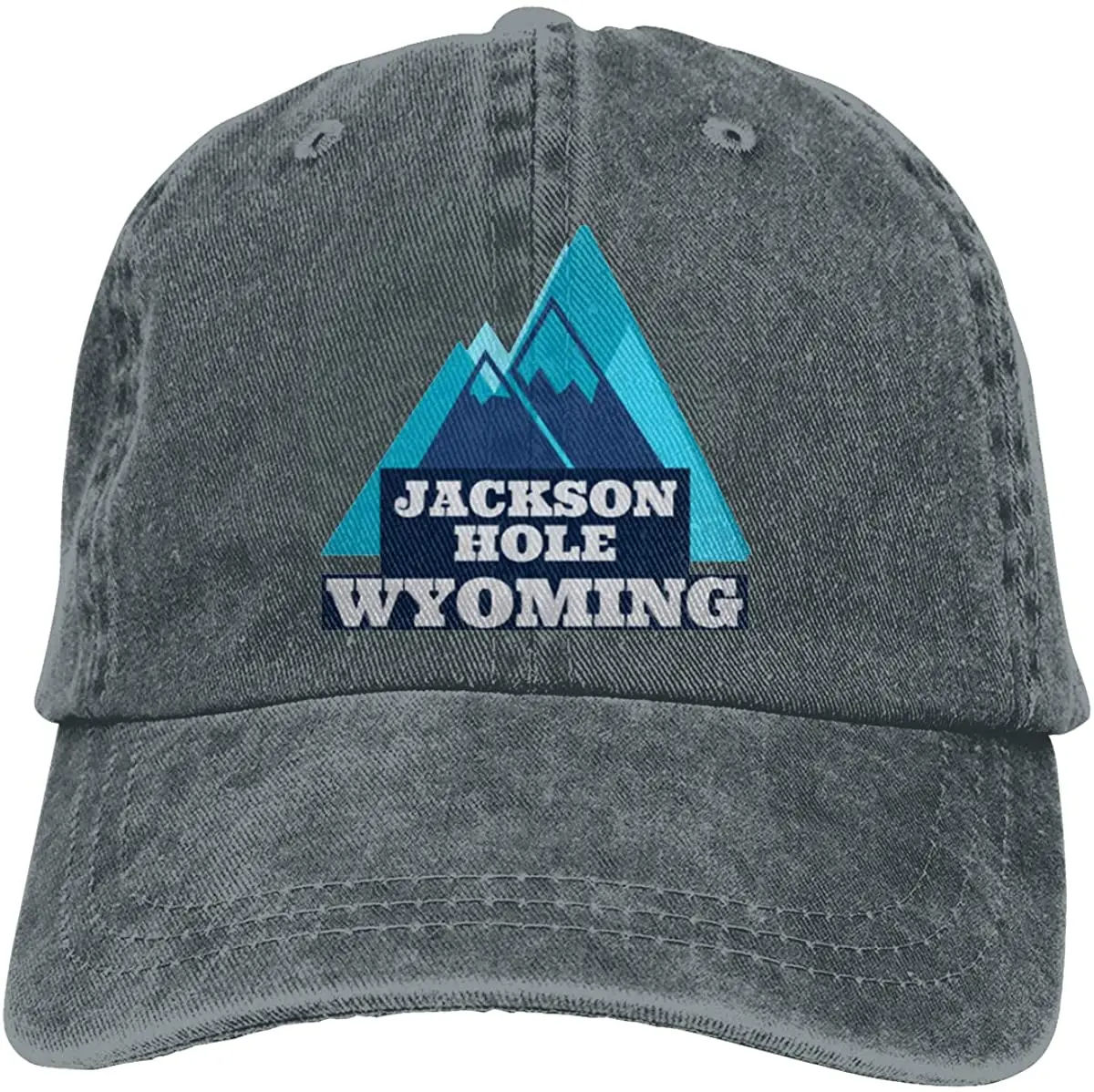 Новинка лета 2020 Лидер продаж Кепка-сэндвич с принтом Jackson Hole джинсовая кепка