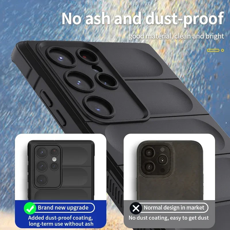 Matte Armor Skidproof Silicone Protective Phone Case
