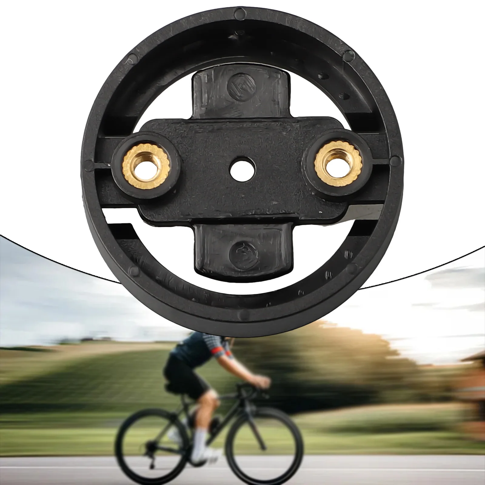 Bicycle Computer Bracket Fixed Base Female Seat Repair Parts For GARMIN Bryto For Wahoo Black/blue Plastic Base Cycling Accessori