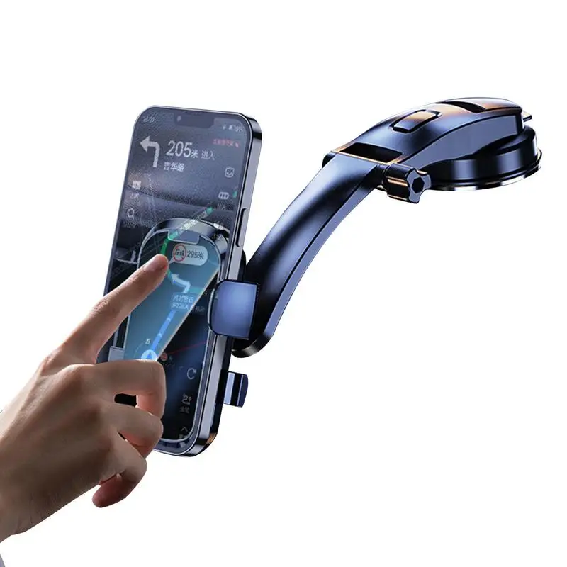 

Car Phone Holder Mount Suction Air Vent Phone Holder With Aerodynamic Design Handsfree Dashboard & Windshield Car Phone Holder