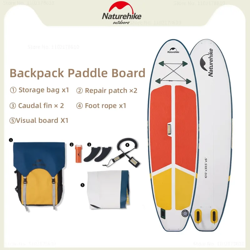 

Naturehike Inflatable Paddle Board Outdoor Portable Folding Paddleboard Non-Slip EVA Surfboard Surfing Leisure Paddle Wakeboard