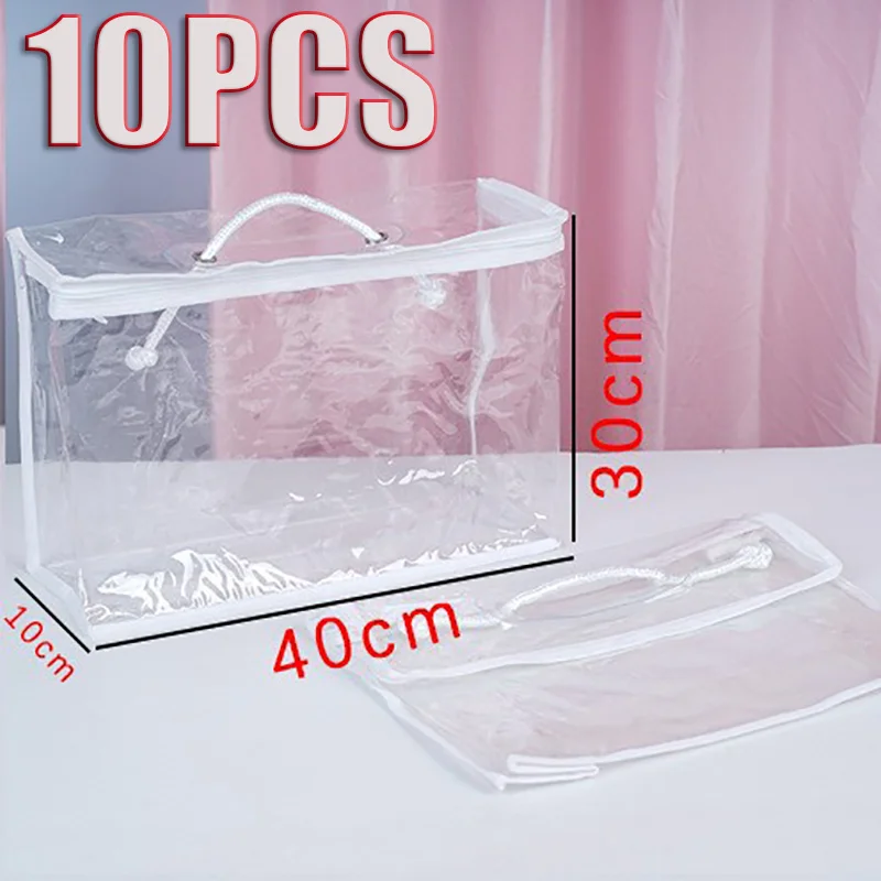 Transparent PVC bag Portable bedding blanket packaging pillow core storage bag 5