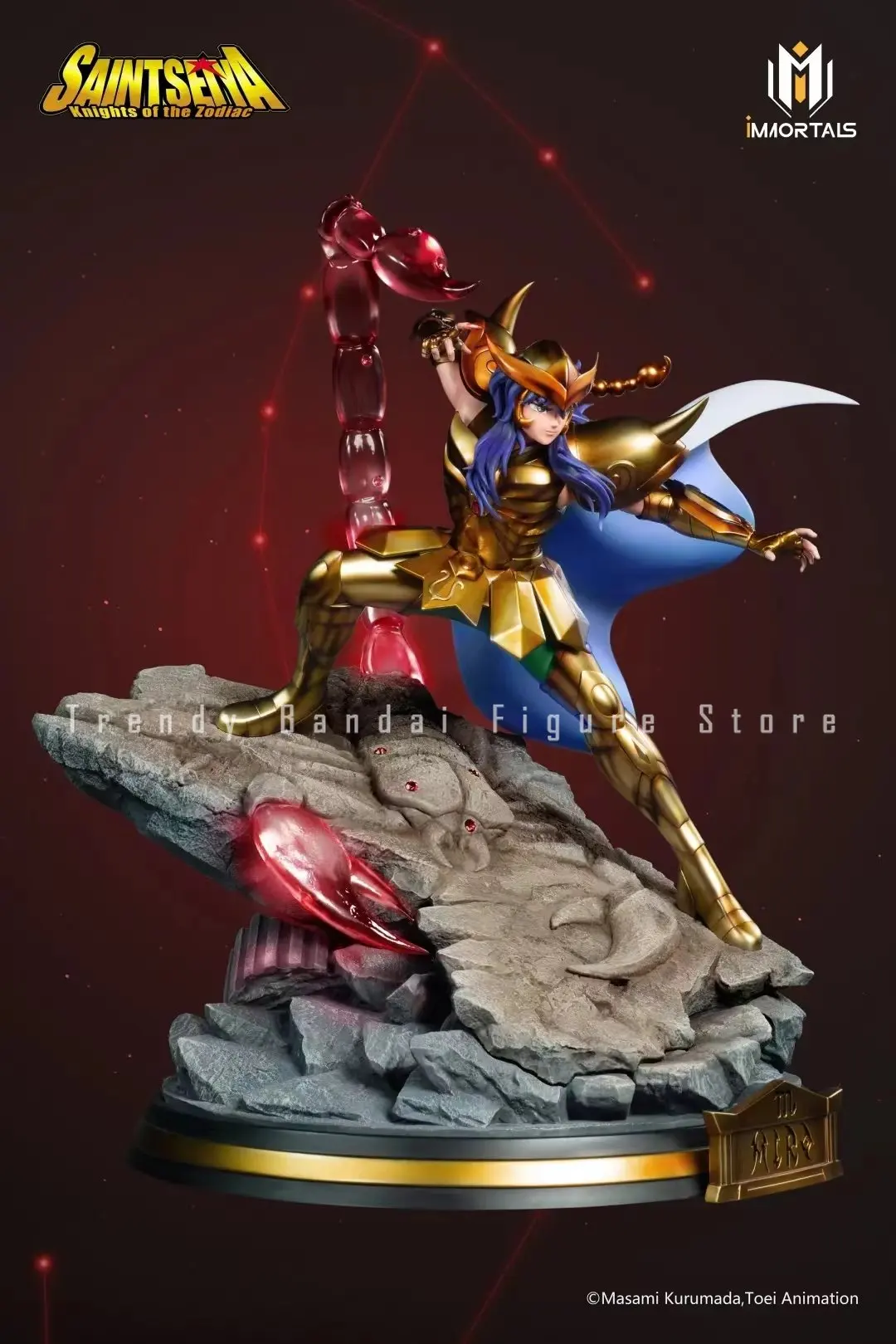 

В наличии-IMMORTALS Saint Seiya Myth Cloth EX 1/6GK Коллекционная Статуэтка Скорпион мило, игрушка в подарок