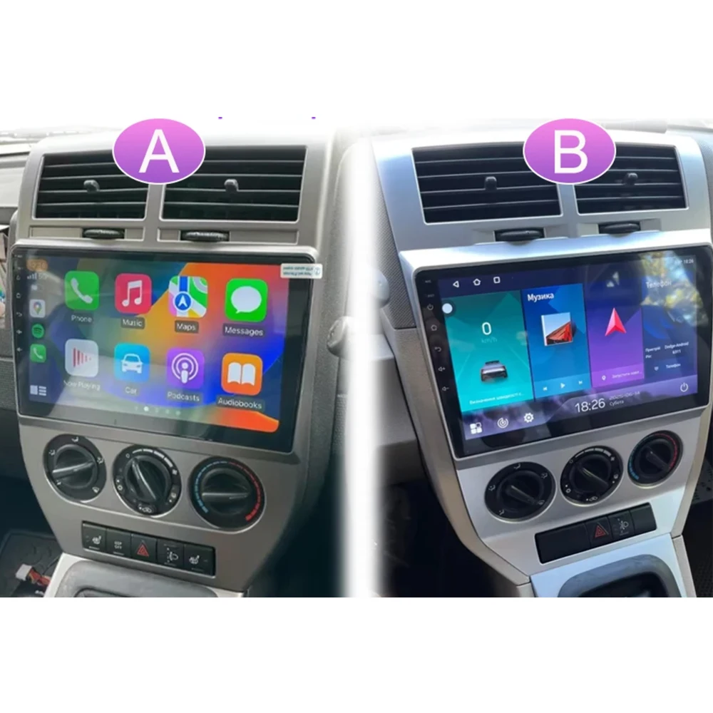Radio Multimedia para Auto Android 16 para Dodge Caliber, Jeep Compass 1 MK Patriot 2006-2010, Reproductor de Video, GPS, 4G+WIFI, Cámara 360 3