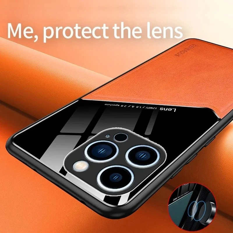 Luxury Business Leather Case with PU Magnetic Closure