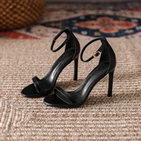 Women Open Toe Ankle Strap Stiletto Heel Dress Sandals Elegant Wedding Party Shoes Pumps High Heel Summer Classic Sexy Pumps - Image 6