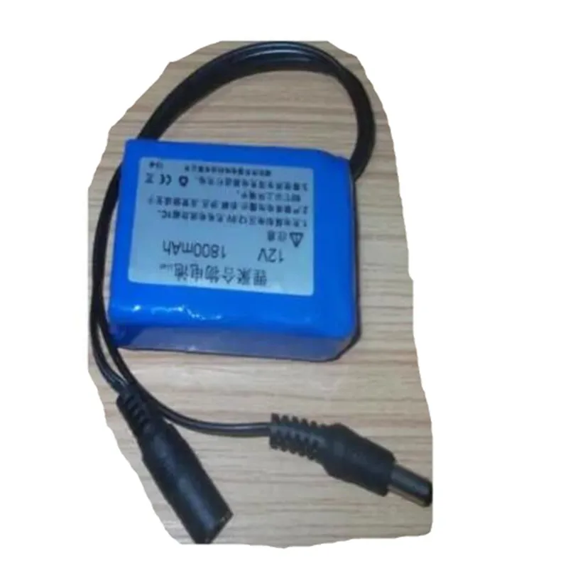 

12V 1800MAh Polymer Lithium Ion Li-ion Rechargeable Battery With 12.6V 1A Charger For GPS LED Lamp