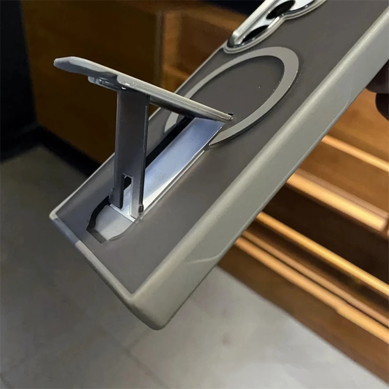 Premium Magnetic Wireless Charging Stand with Shockproof Matte Clear Cover