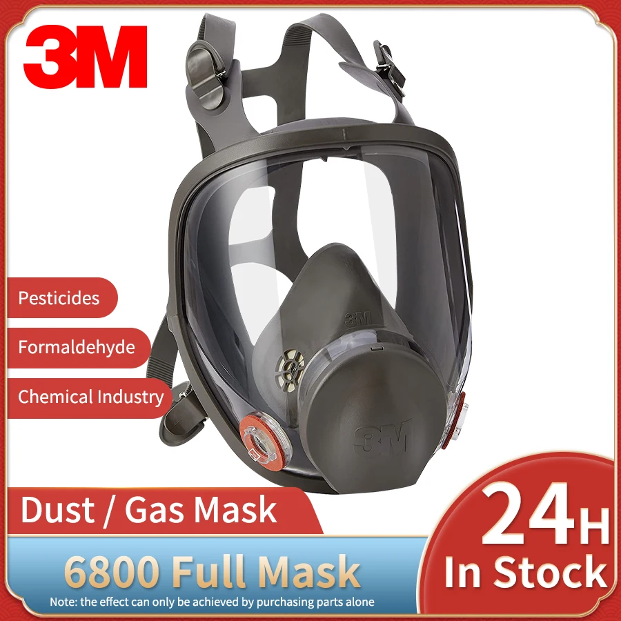 tåge sprede fiktion 3m 6800 Chemical Respirator Painting Spraying Gas Mask Industry One-piece  Full Face Gas Mask Body Match With 6000 Series Filter - Chemical Respirator  - AliExpress
