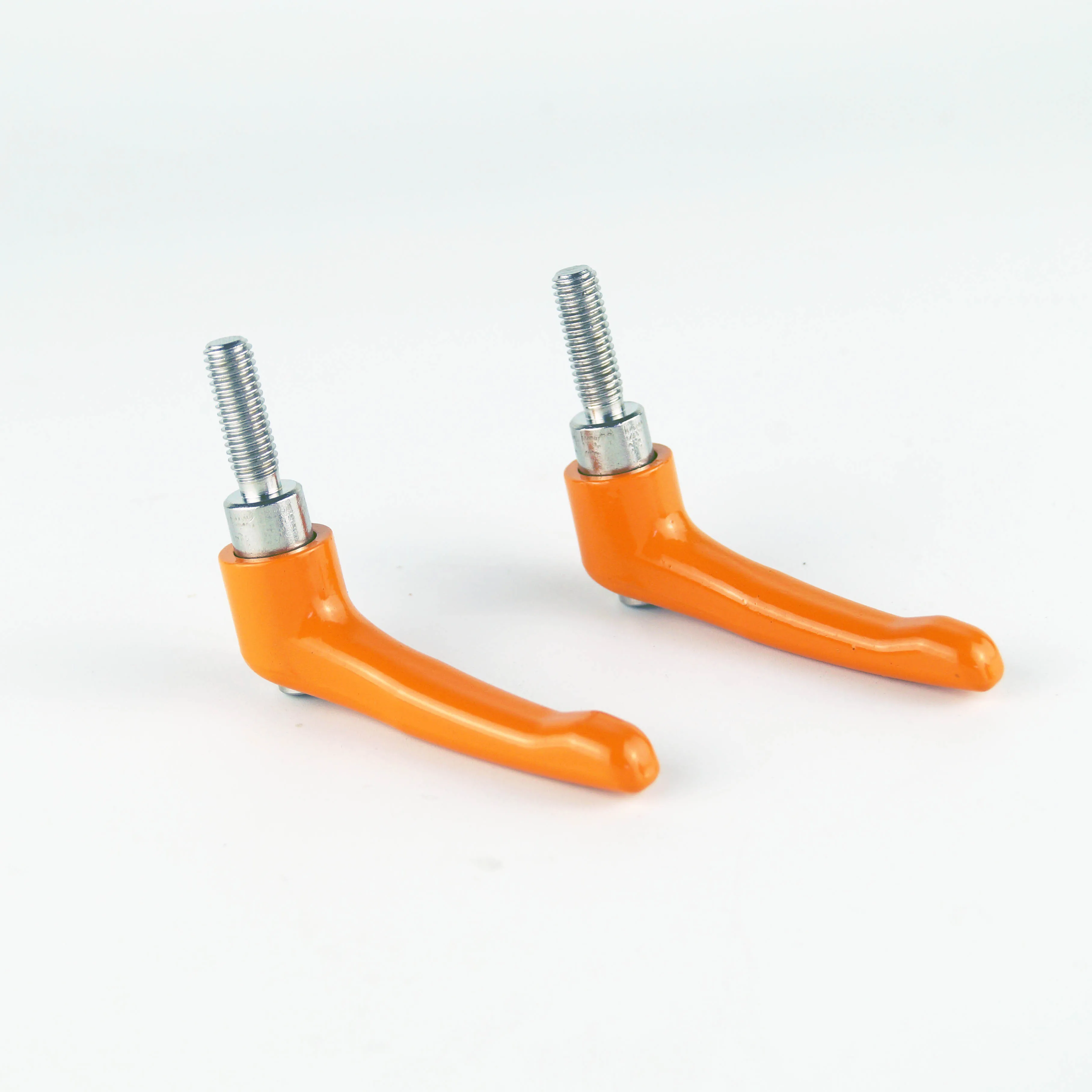 M8 laranja aisi304 stainlesss aço que aperta alavancas de tensão do punho, punho ajustável contínuo