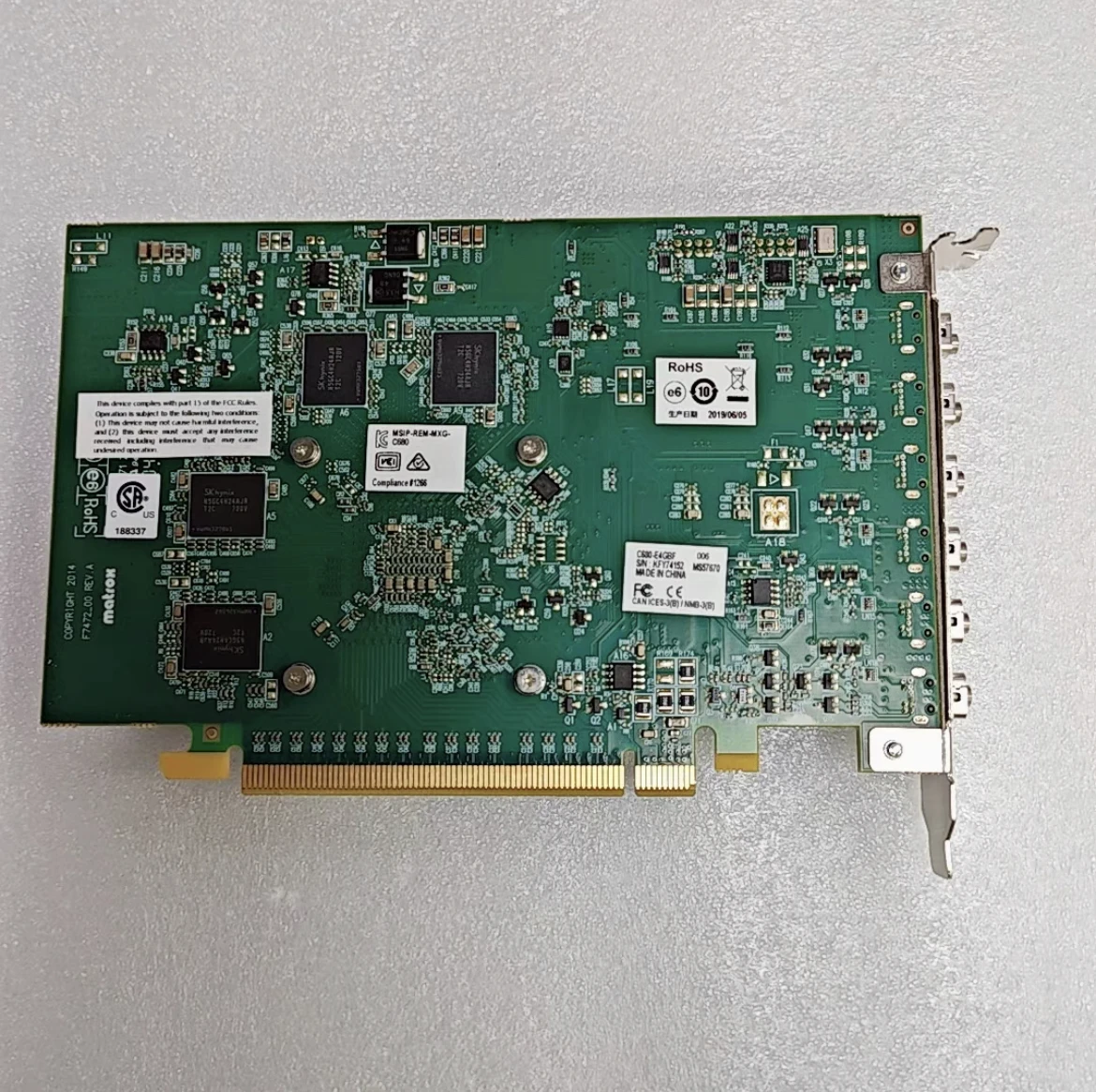 Original For Matrox C680 4G Graphics card GPU C680-E4GBF