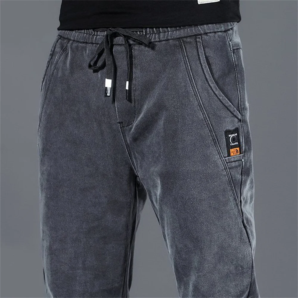 New Man pants Hip Hop Harem Jeans Men trousers Loose Joggers Denim Casual Sweatpants Korea Trousers Streetwear Men Clothing 5
