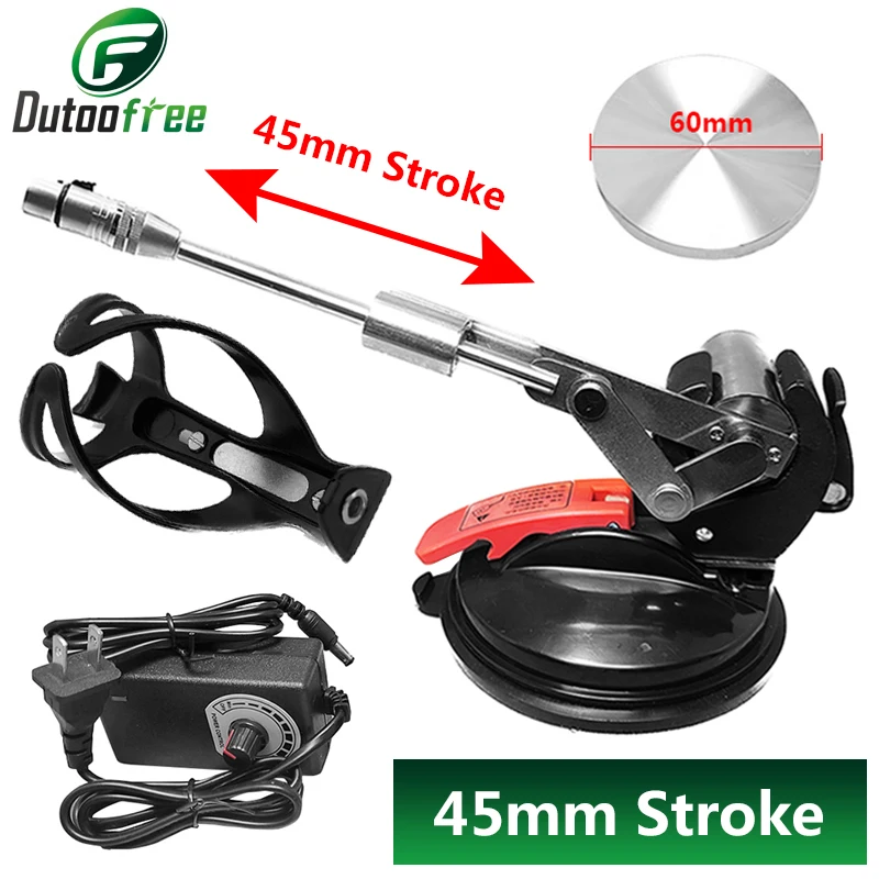 

45mm Stroke Telescopic Linear Actuator Reciprocating Telescopic Linear With Accessory 60mm/75mm Aluminum Plate 3XLR Connector