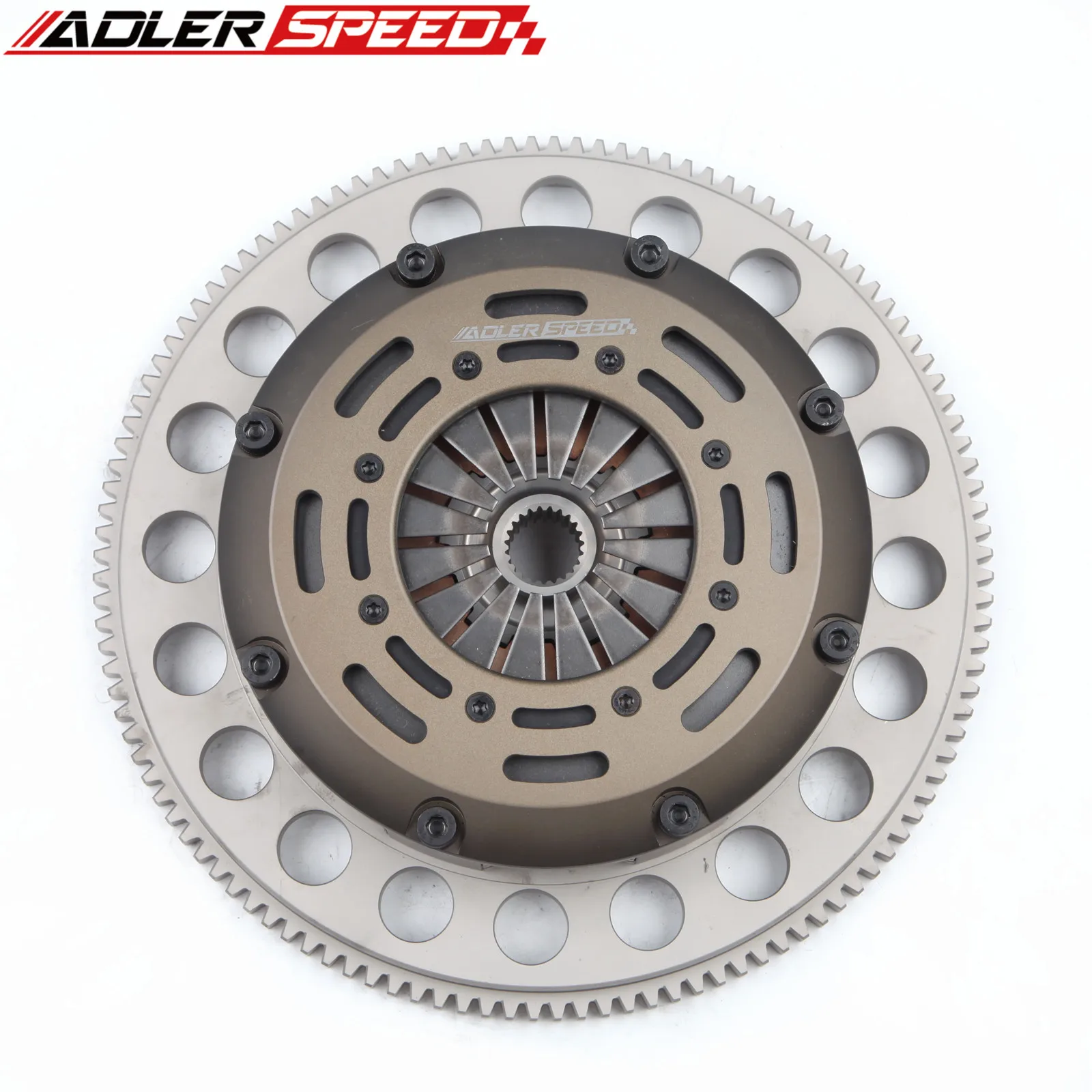 ADLERSPEED 레이싱 클러치 트리플 디스크 키트 + 플라이휠 (1991-1995 토요타 MR-2 터보용) (2.0L DOHC 4기통 터보 3SGTE)