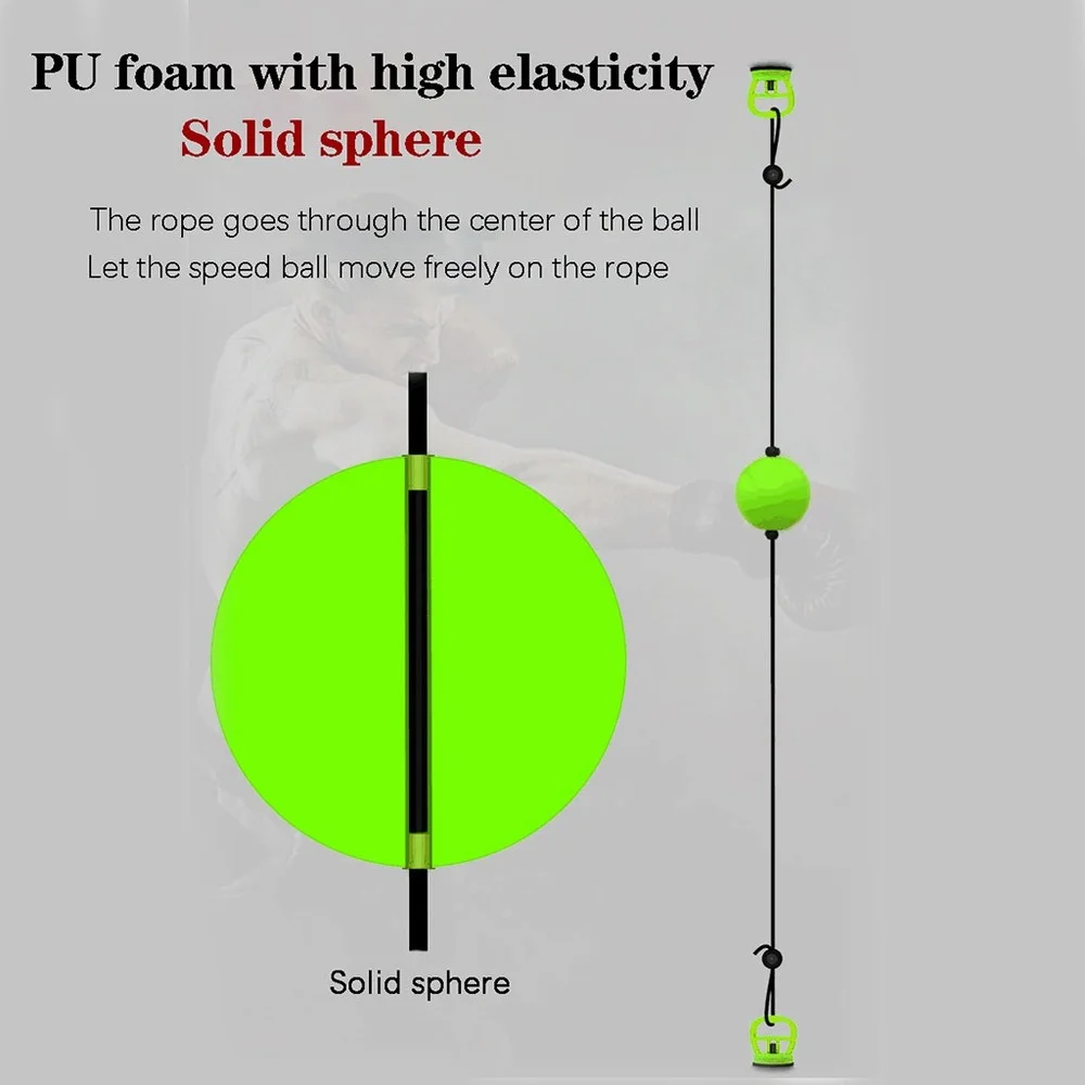 Boxing Reflex Ball Punching Ball Speed Training Fight Reflex Trainer with Strong Vacuum Suckers Fitness Boxing Equipment