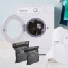 4 Pcs Laundry Bags Mesh for Wash Organizer Black Washing 3