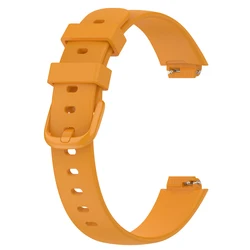 Soft Silicone Adjustable Sport Strap - Replacement Wristband (Orange)
