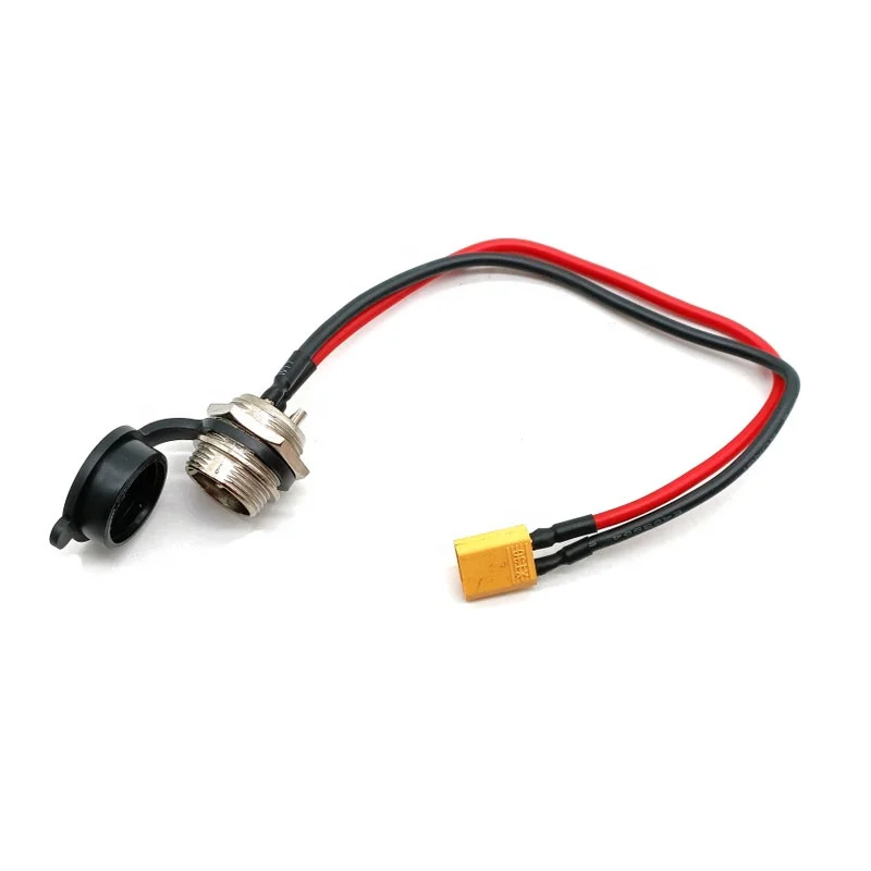 Universal GX16 3 Pins Charging Port for VSETT 8 8+ 9 9+ 10+ ZERO 8 9 10 8X 10X 11X Speedual Electric Scooter GX-16 Socket Plug