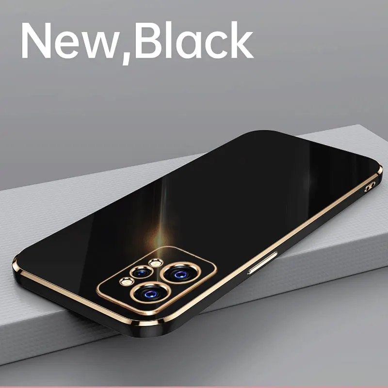 Per Realme Gt2 Pro Custodia Protettiva Galvanica Antiurto Realme Gt2 Pro Custodia In Silicone Tpu Soft