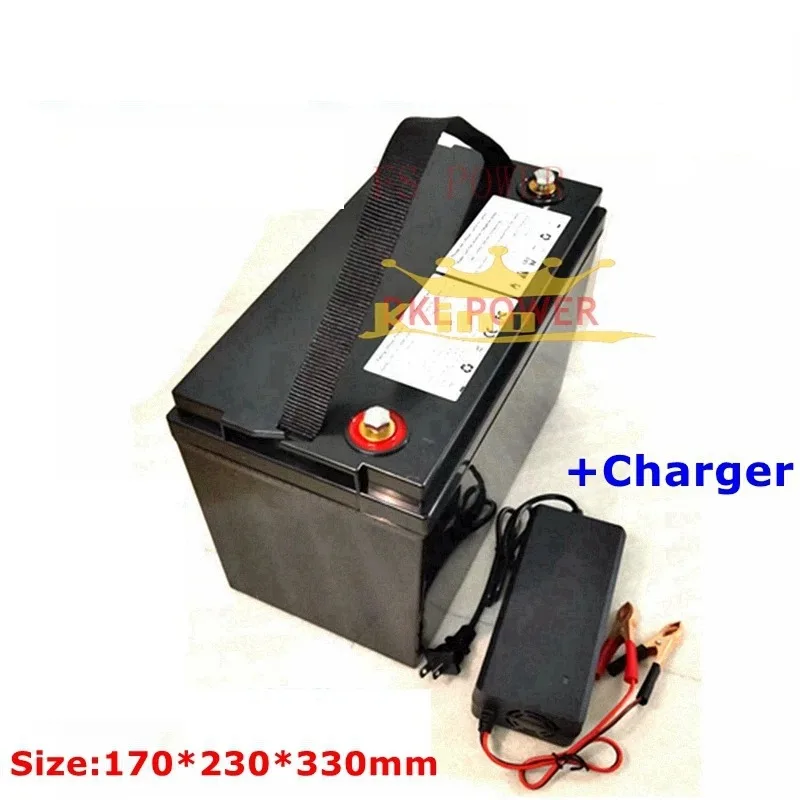 24V Rechargeable Power System with Charger for Backup Energy Storage
