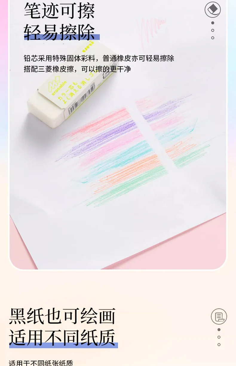 1 PCS Uni Nano Graphit Blei Kern 202 Ndc Farbige Druckbleistift Mine Refill 0,5 Student Schreiben Schreibwaren Schule Liefert – Detail 2