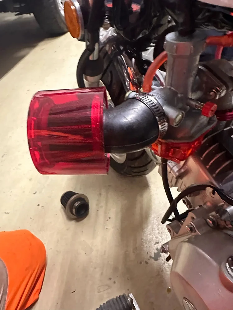 Motorrad Pit Dirt Bike ATV Wasserdichter Luftfilter 35MM 38MM 43MM 125cc-250cc Universal Motorrad Spritzwassergeschützter Luftfilter – Detail 8